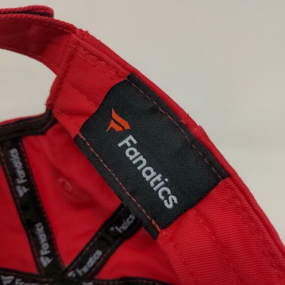 Fanatics Boy's NHL Strapback Hat Red OSFM Embroidered New Jersey Devils Logo - Picture 7 of 10